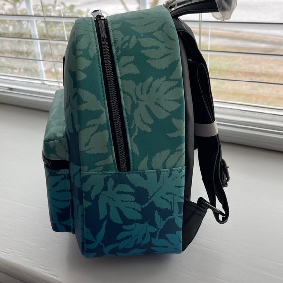 Loungefly Disney Teal Blue Green Stitch Mini Backpack New - Picture 9 of 9